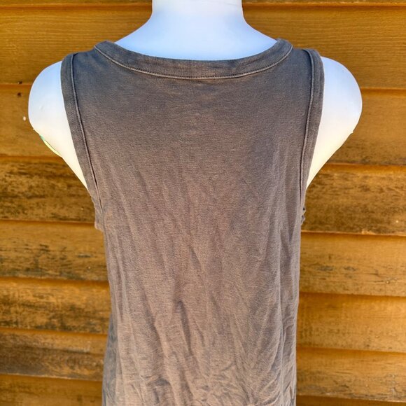 Universal Thread Charcoal Tank Casual Beach Grey Dress - Picture 4 of 8
